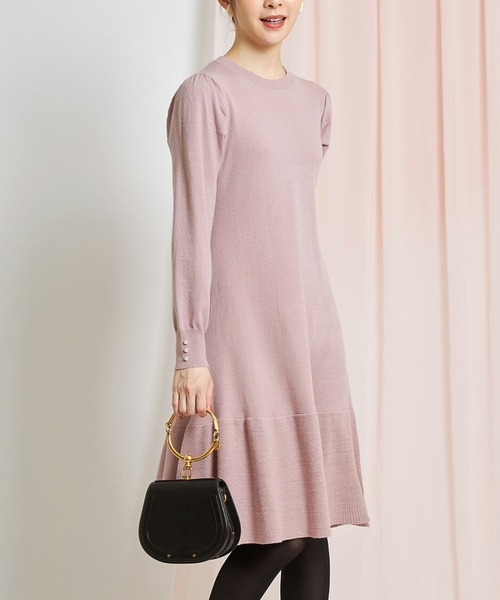 「tocco closet」 ニットワンピース M ブラック レディース_画像2