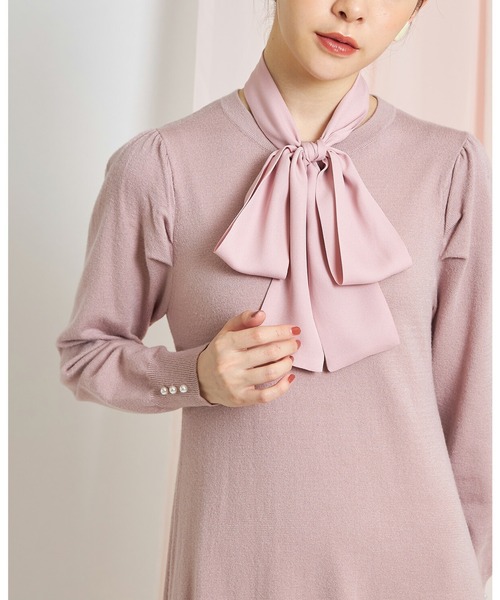 「tocco closet」 ニットワンピース M ブラック レディース_画像3