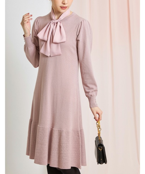 「tocco closet」 ニットワンピース M ブラック レディース_画像4