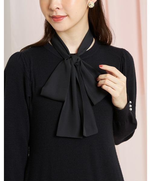 「tocco closet」 ニットワンピース M ブラック レディース_画像7