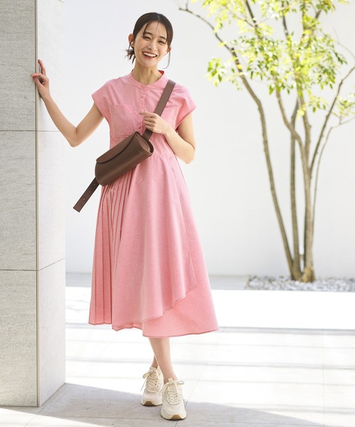 「RUIRUE BOUTIQUE」 半袖ワンピース L ブラック レディース_画像4