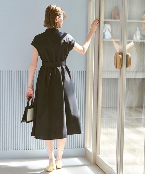 「RUIRUE BOUTIQUE」 半袖ワンピース L ブラック レディース_画像8