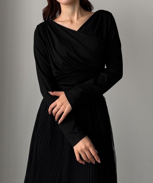 「Louere」 長袖カットソー X-LARGE ブラック レディース_画像4