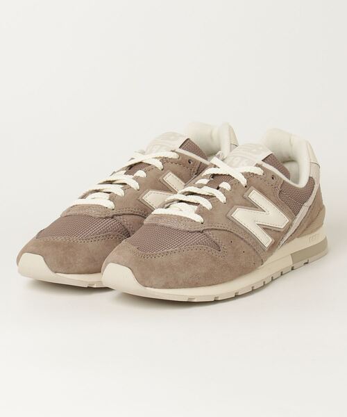 「New Balance」 ローカットスニーカー 27.5cm ブラウン レディース_画像4