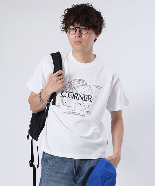 「FFEIN」 半袖Tシャツ SMALL ホワイト メンズ_画像7