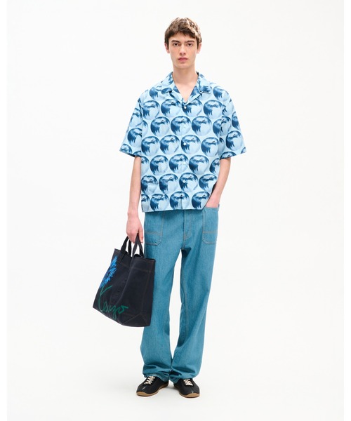 シャツ 'KENZO Apple Pop' ハワイアン ショートスリーブ シャツ イン コットン メンズの画像