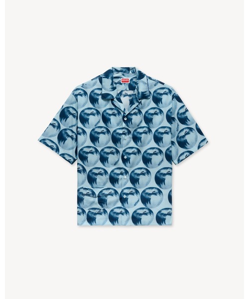 シャツ 'KENZO Apple Pop' ハワイアン ショートスリーブ シャツ イン コットン メンズの画像