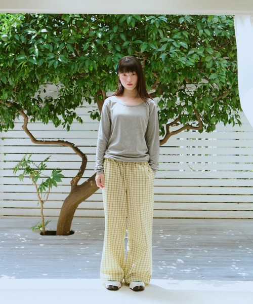 「common gull products.」 長袖カットソー LARGE グレー レディース_画像2