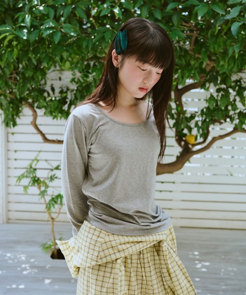 「common gull products.」 長袖カットソー LARGE グレー レディース_画像6