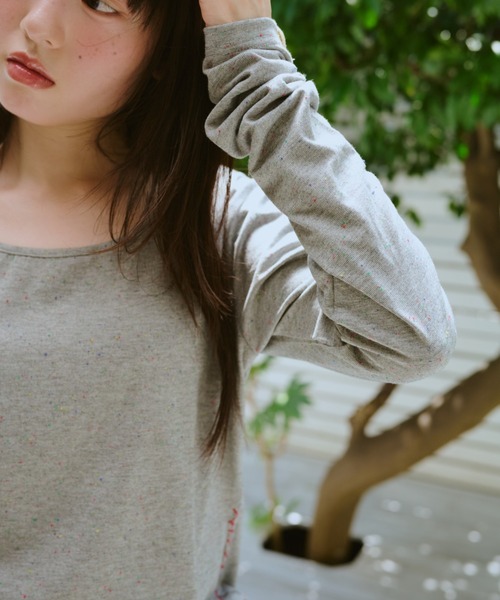 「common gull products.」 長袖カットソー LARGE グレー レディース_画像8
