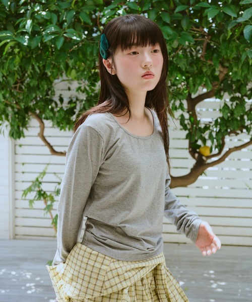 「common gull products.」 長袖カットソー LARGE グレー レディース_画像9