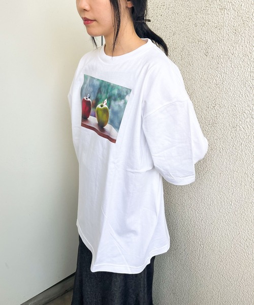 「THE BAREFOOT」 半袖Tシャツ FREE ホワイト レディース_画像2