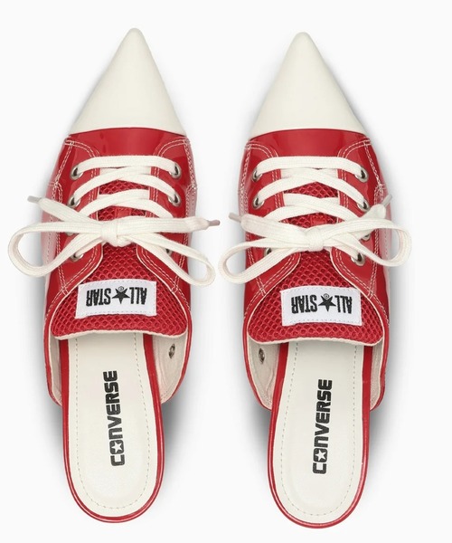 CONVERSE ALL STAR ミュール レッド ホワイト　23cm ALL STAR シューズ ミュール CONVERSE/コンバース/ALL POLARIGE MULE