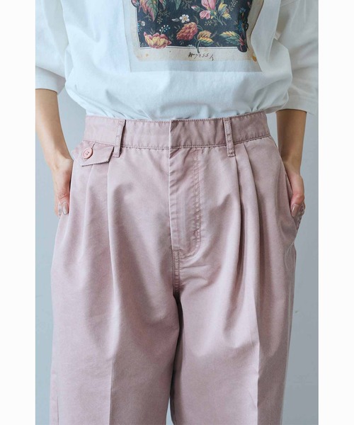 「MEDE19F」 パンツ LL スモークピンク レディース_画像9