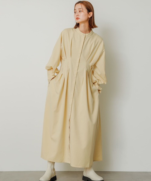 「SENSE OF PLACE by URBAN RESEARCH」 長袖ワンピース ONE グレー レディース_画像2