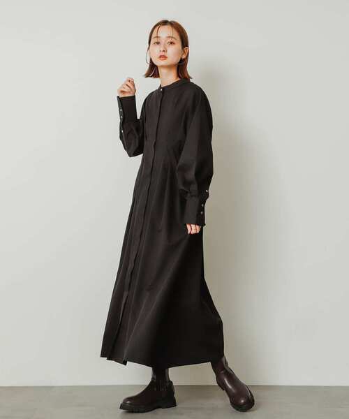 「SENSE OF PLACE by URBAN RESEARCH」 長袖ワンピース ONE グレー レディース_画像7