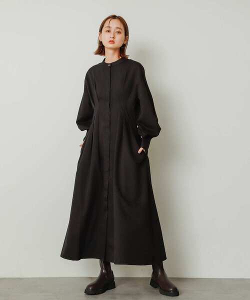 「SENSE OF PLACE by URBAN RESEARCH」 長袖ワンピース ONE グレー レディース_画像9