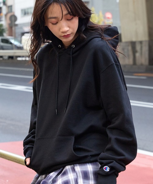 Champion パーカー HOODED オーバーサイズ プルオーバーパーカー