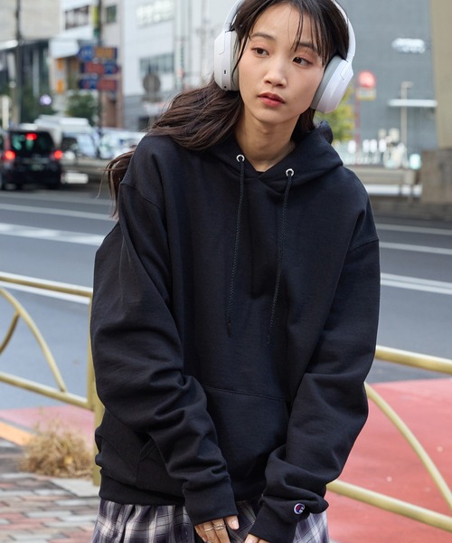 Champion パーカー HOODED オーバーサイズ プルオーバーパーカー
