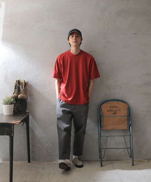 ☆ LA APPAREL / ロサンゼルスアパレルBig T-sh☆ ネイビー LOS ANGELES APPAREL｜ロサンゼルスアパレルのトップス（ブルー
