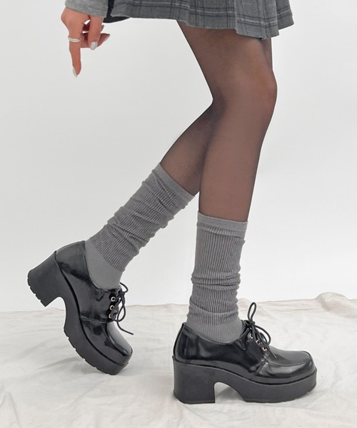 Shoes in Closet（シュークロ） フォーマルシューズ 超軽量厚底 レース