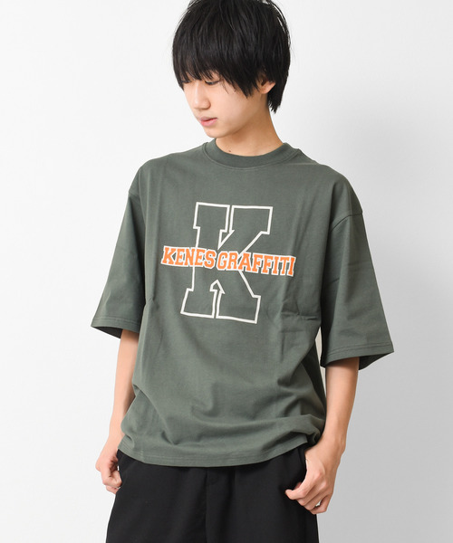 KENES GRAFFITI tシャツ KロゴプリントTシャツ メンズ : ZOZOTOWN