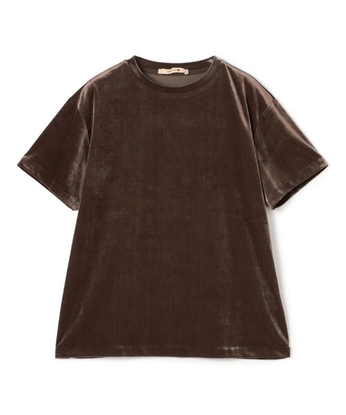 在庫処分セール 言い換え BACCA tシャツ レディース ベロアジャージーTシャツ piece inner トップス