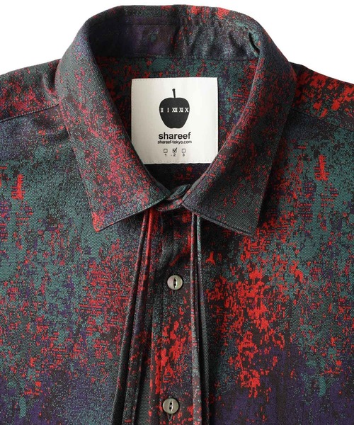 SHAREEF（シャリーフ） シャツ 半袖 ABSTRACT JQ S/S SHIRTS メンズ