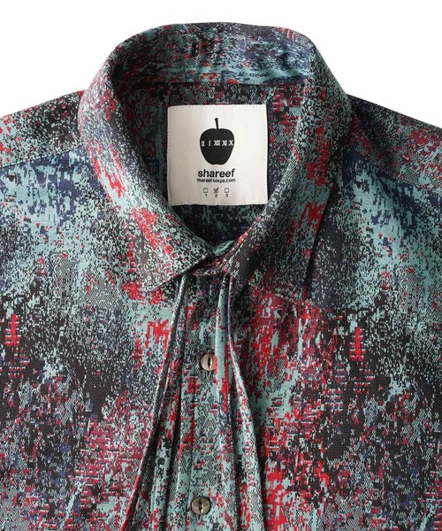SHAREEF（シャリーフ） シャツ 半袖 ABSTRACT JQ S/S SHIRTS メンズ