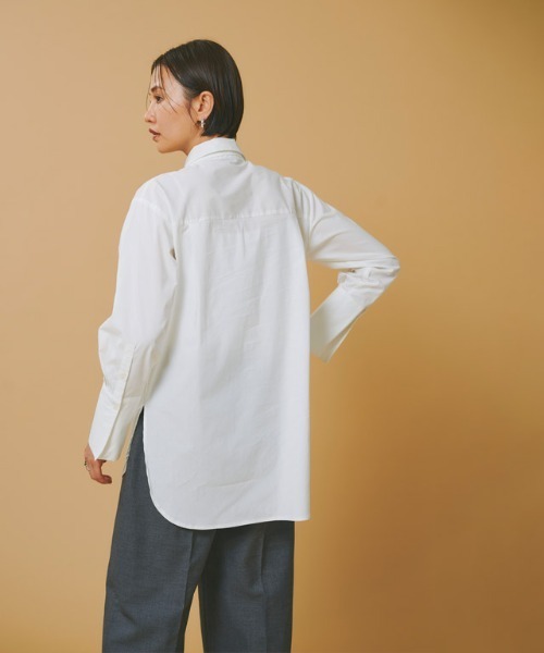 RASW ブラウス シャツ 「RASW」ボウタイ付きロングカフス