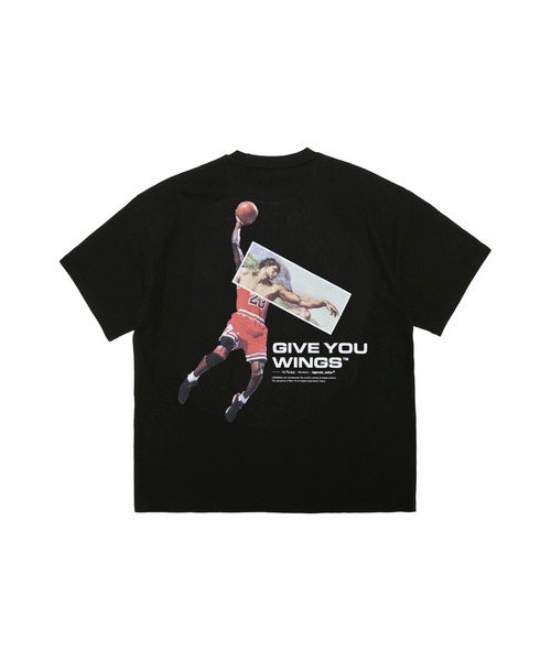 LEGENDA tシャツ レジェンダ GIVE YOU WINGS モノクロームTシャツ 