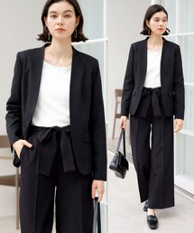 ANCHOR WOMAN PLST スーツ セットアップ パンツ ウォッシャブル