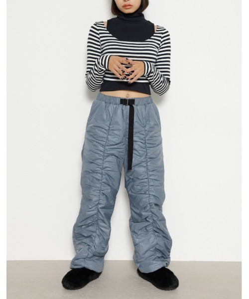 パンツ LAGUA GEM LAGUA GEM カーゴパンツ WIDE FLARE CARGO パンツ レディース