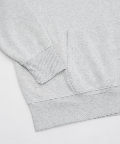 EVERYDAY I LIKE.◆Oversized ジップ フーディー/パーカー/コットン/GRY/無地/// JIGGYS SHOP パーカー メンズ トップス ジップアップパーカー