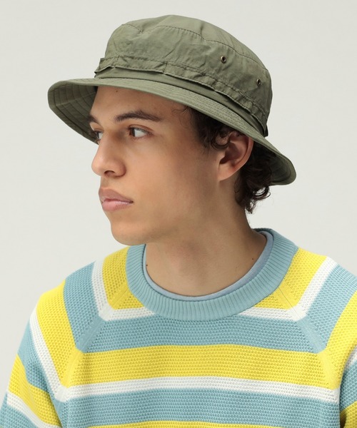 RalphLauren ビームス別注リバーシブルバケットハットカーキ/グリーン BEAMS+（ビームスプラス） 帽子 ハット メンズ BEAMS PLUS