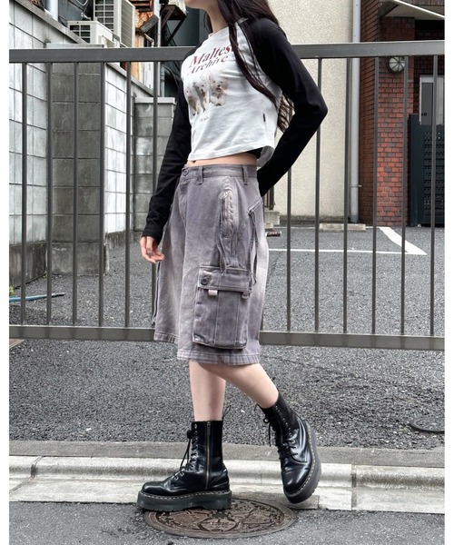 【WAIKEI】マルチーズライングラフィックメッシュジャージロンT マルチーズライングラフィックメッシュジャージー長袖Tシャツ