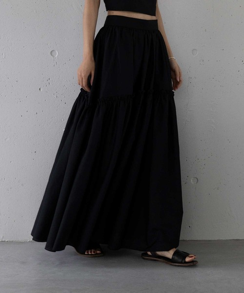 SETUP7 スカート 「SETUP7」Frilled Skirt フリルスカート