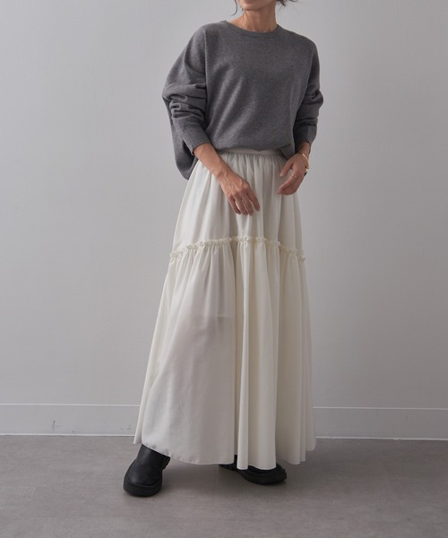 SETUP7 スカート 「SETUP7」Frilled Skirt フリルスカート