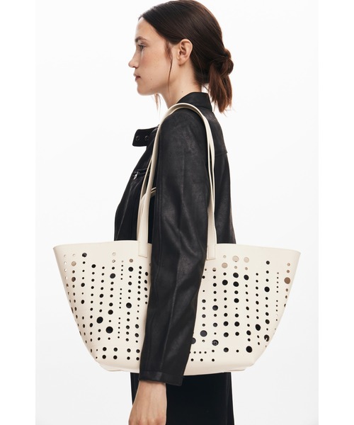 [ Desigual ] ラージ ロゴ ダブルハンドル ショッピングバッグ デシグアル(Desigual) バッグ | 通販・人気ランキング - 価格.com