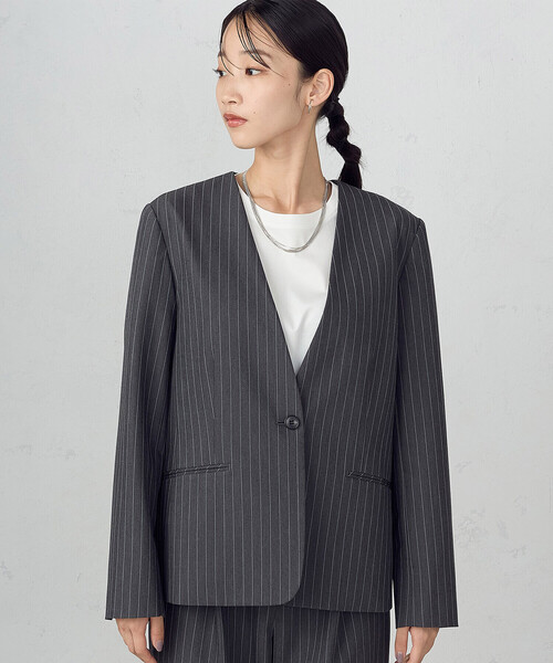 ファセッタズム ノーカラー ジャケット 2025年最新】FACETASM メンズ ノーカラージャケットの人気