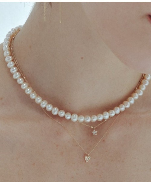 ネックレス 「les bonbon」 Ava diamond necklace / アヴァ ダイヤモンド ネックレス レディースの画像