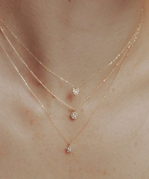 ネックレス 「les bonbon」 Ava diamond necklace / アヴァ ダイヤモンド ネックレス レディースの画像