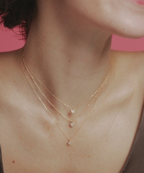 ネックレス 「les bonbon」 Ava diamond necklace / アヴァ ダイヤモンド ネックレス レディースの画像
