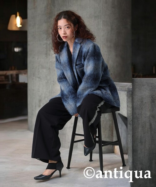 antiqua（アンティカ） ジャケット テーラードジャケット チェック