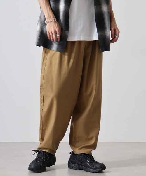 LUMBER スマホショルダー ワイドパンツ チノパン Wide Chino Fishing