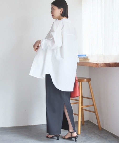 DOUX ARCHIVES ブラウス シャツ ベーシックオーバーシャツ