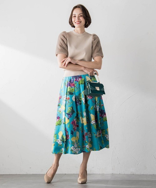 値下げ！ Viaggio Blu ニット ファー Viaggio Blu ニット 「カタログ掲載」袖ファーニット「手洗い