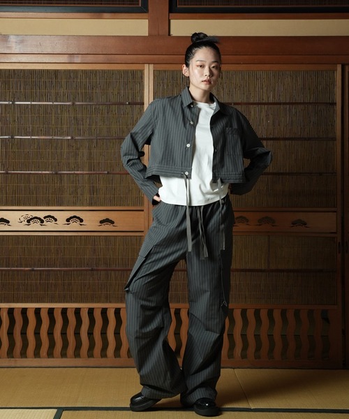送関込【Dries Van Noten】Silk cargo pants シルクカーゴパンツ WITH OR WITHOUT カーゴパンツ Cargo Silk Pants/カーゴシルク