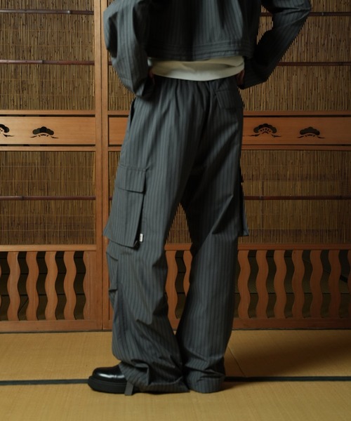 送関込【Dries Van Noten】Silk cargo pants シルクカーゴパンツ WITH OR WITHOUT カーゴパンツ Cargo Silk Pants/カーゴシルク