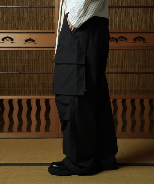 unused UW1059 綿シルクカーゴパンツ WITH OR WITHOUT カーゴパンツ Cargo Silk Pants/カーゴシルク